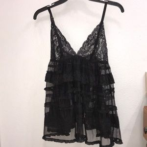 ❤️Victoria’s Secret black Laced Teddy